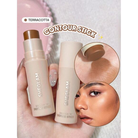 SHEGLAM Snatch & Define Contour Stick - Terracotta | Cream Contour for Medium - Picture 1 of 8